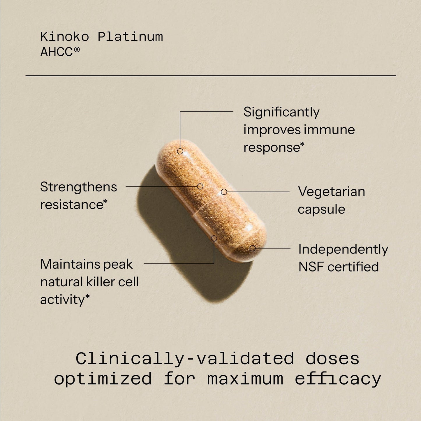 AHCC® - Kinoko® Platinum